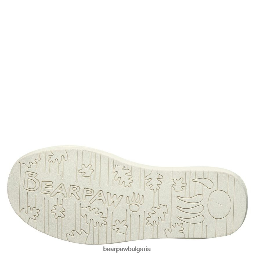 буу Жени BEARPAW ботуши бяло FRT6V0106