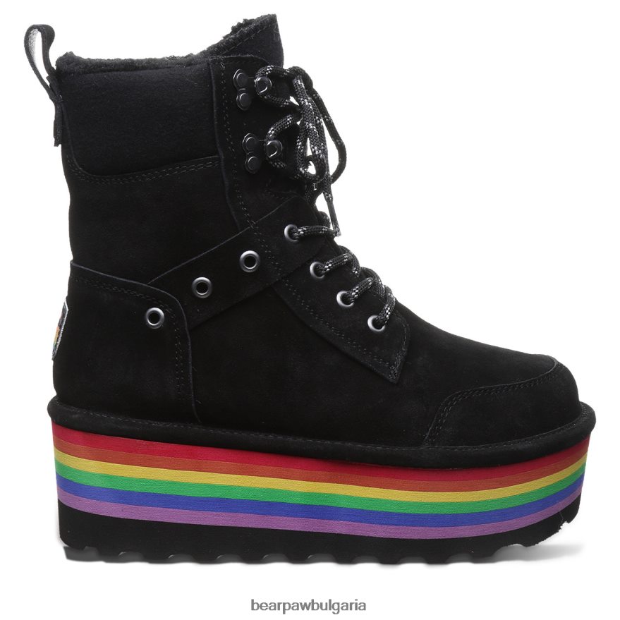 ретро алисия Жени BEARPAW ботуши черен FRT6V014
