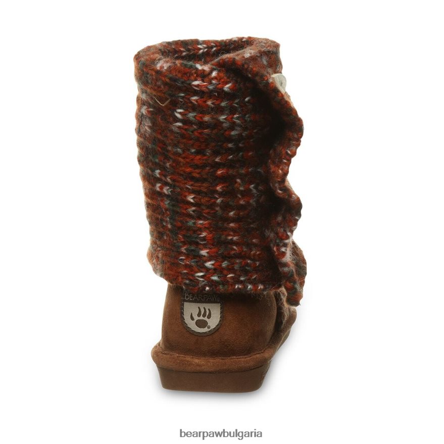 плетени високи Жени BEARPAW ботуши ръждивокафяв FRT6V0175