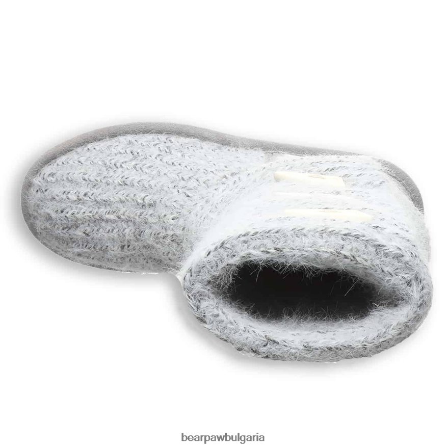 плетени високи Жени BEARPAW ботуши сива мъгла FRT6V0177