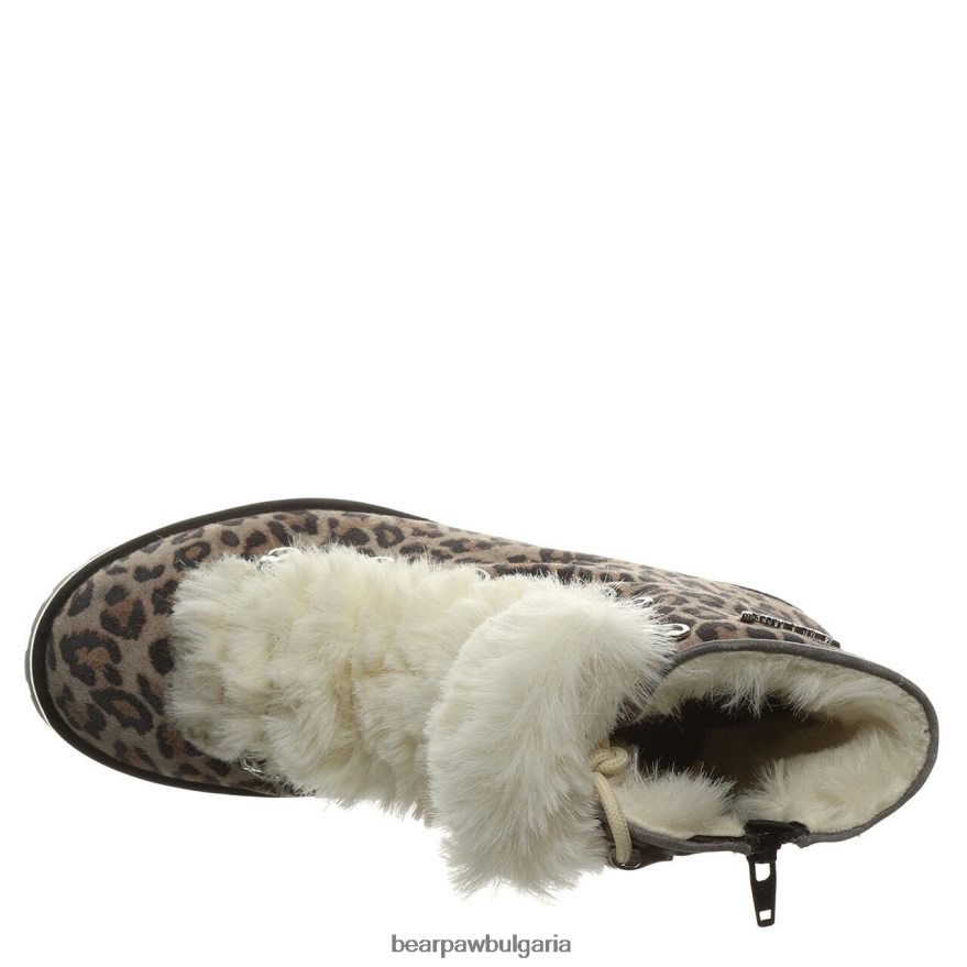 Ванна Жени BEARPAW ботуши сив леопард FRT6V0193