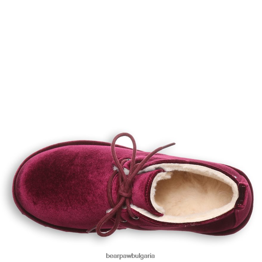 скай Жени BEARPAW ботуши бордо кадифе FRT6V035