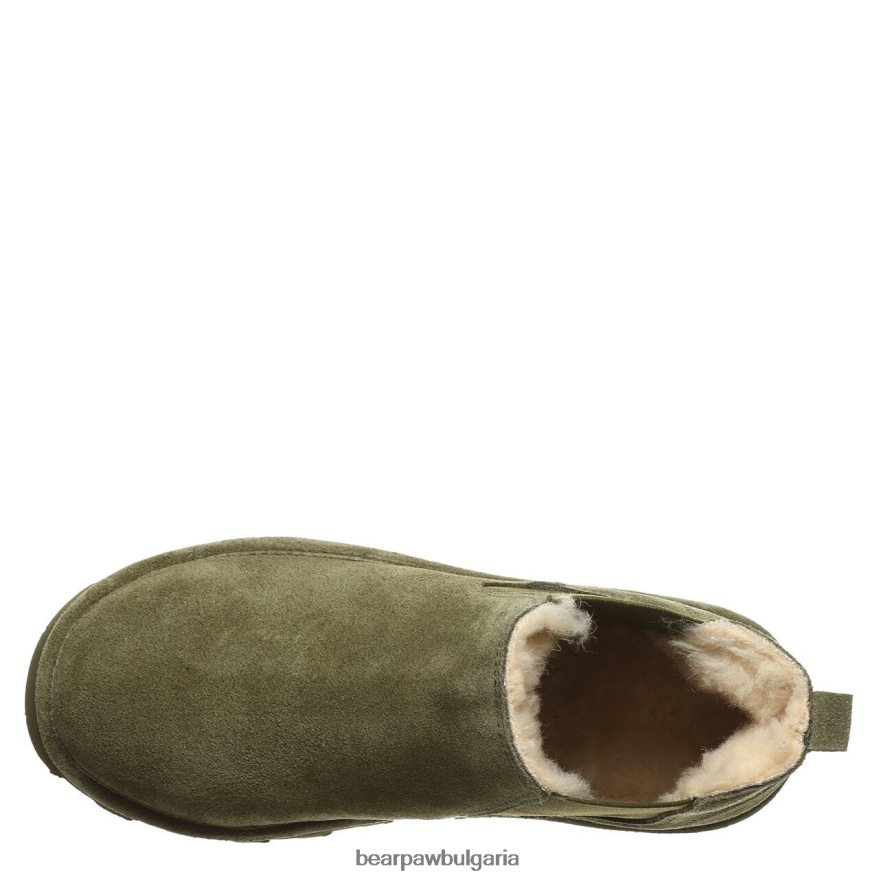 нарисува Жени BEARPAW ботуши тъмна маслина FRT6V049