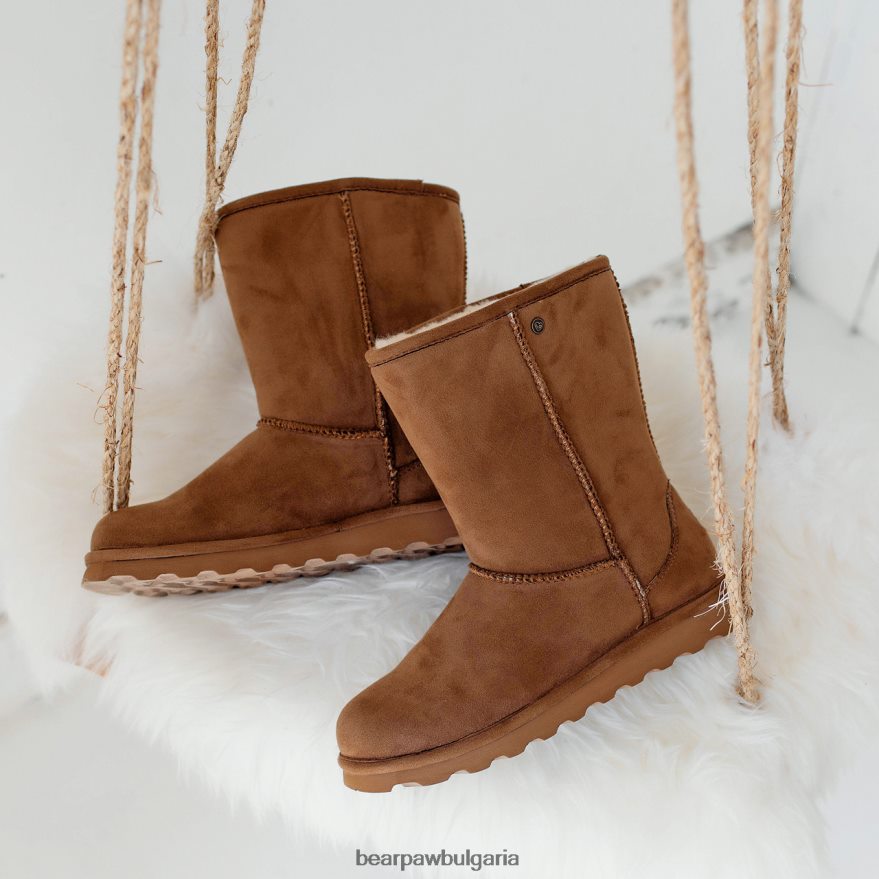elle short vegan Жени BEARPAW ботуши хикори FRT6V073