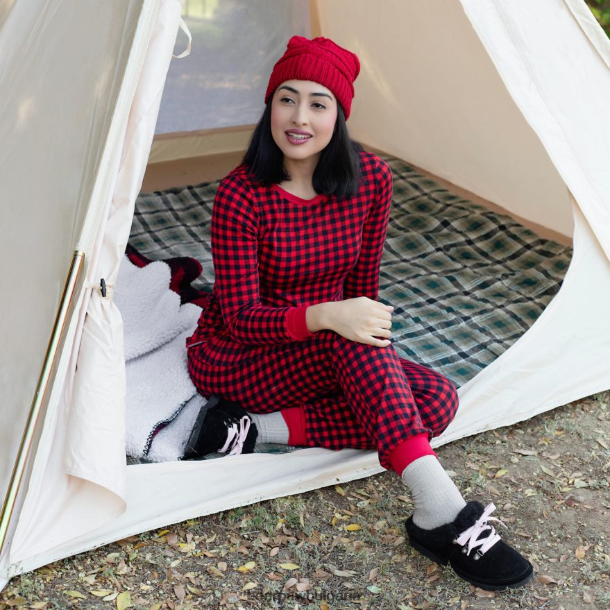 кедър Жени BEARPAW домашни пантофи черен FRT6V0261