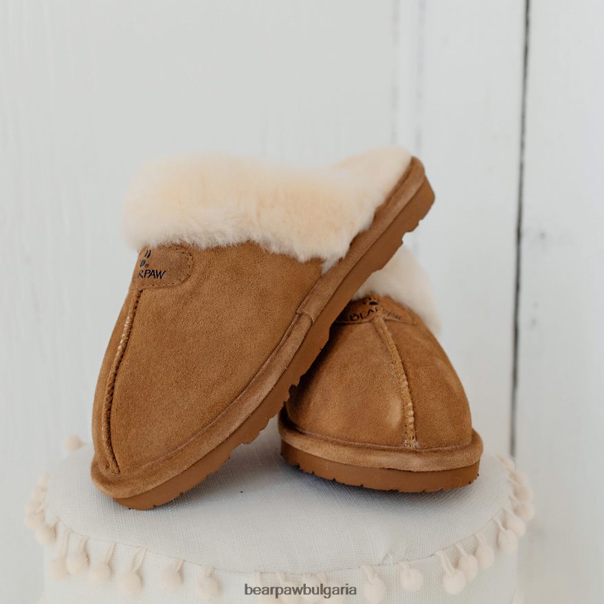 локи Жени BEARPAW домашни пантофи хикори FRT6V0273