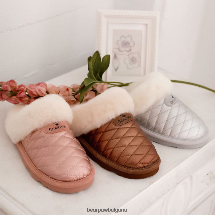 ефи Жени BEARPAW домашни пантофи сребро FRT6V0303