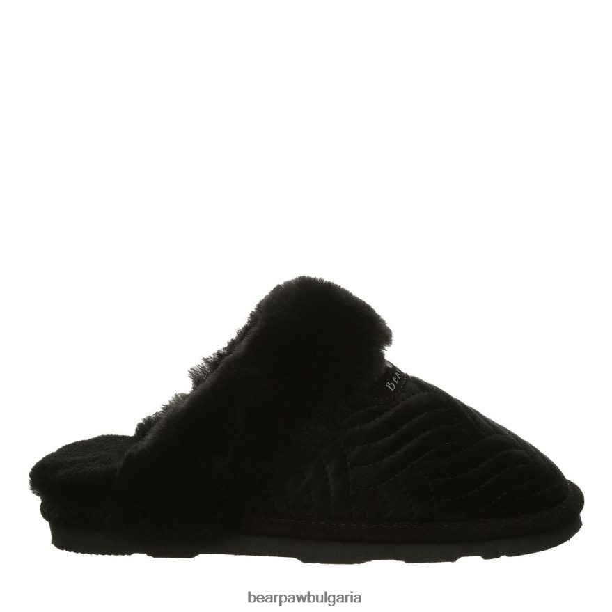ефи Жени BEARPAW домашни пантофи Черно кадифе FRT6V0310