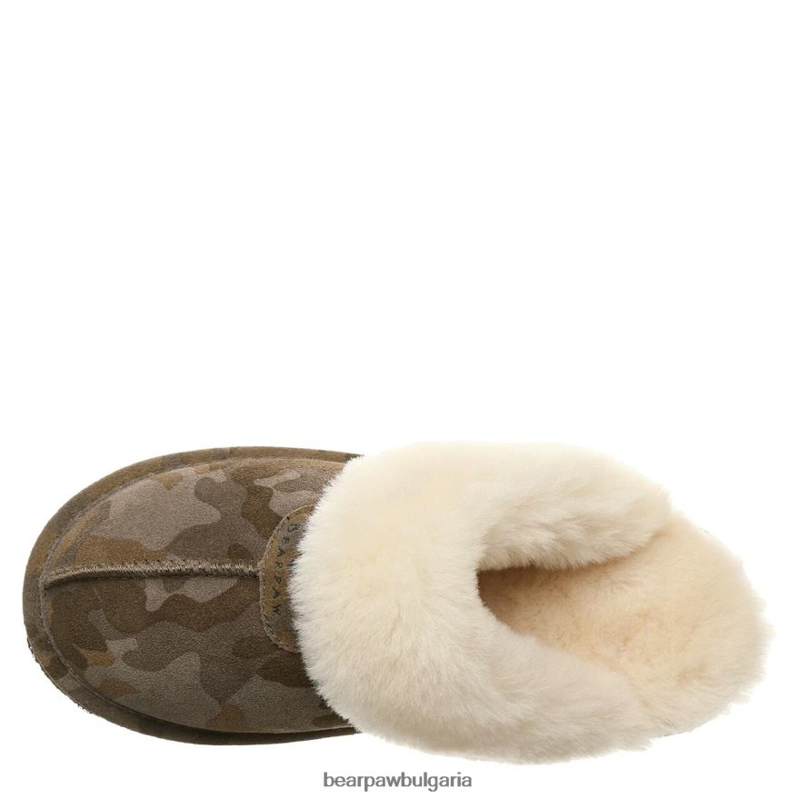 локи екзотик Жени BEARPAW домашни пантофи земен камуфлаж FRT6V0316
