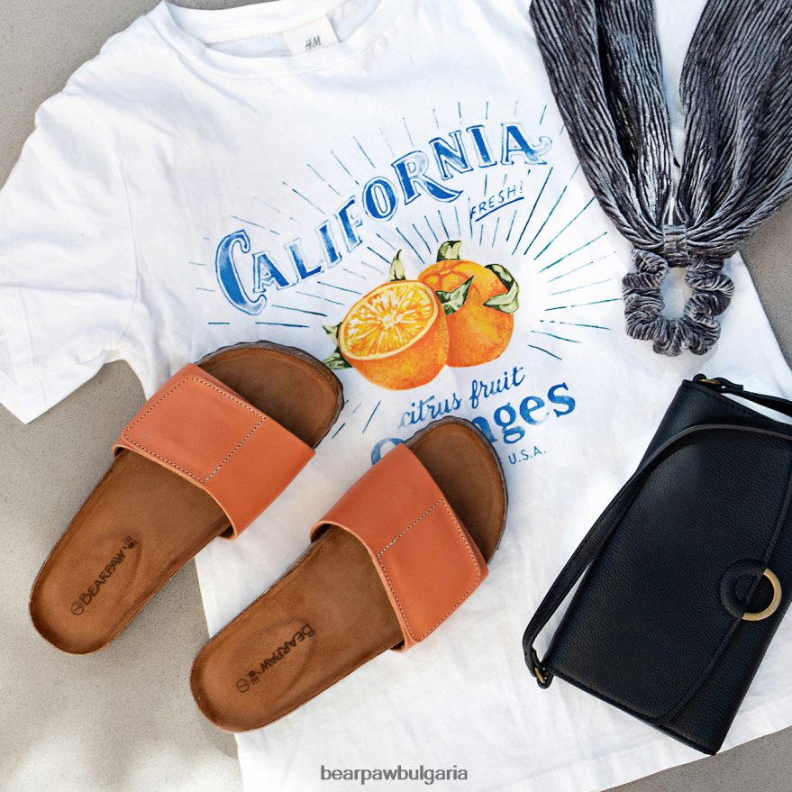 сибила Жени BEARPAW сандали оранжево FRT6V0367