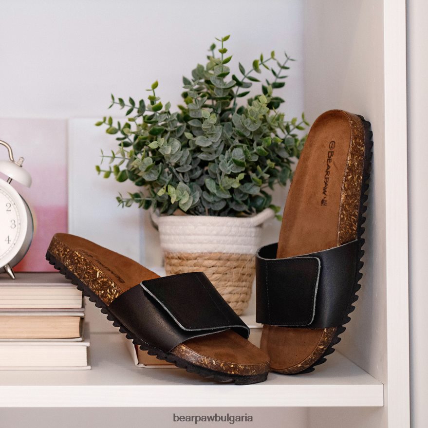 сибила Жени BEARPAW сандали черен FRT6V0369