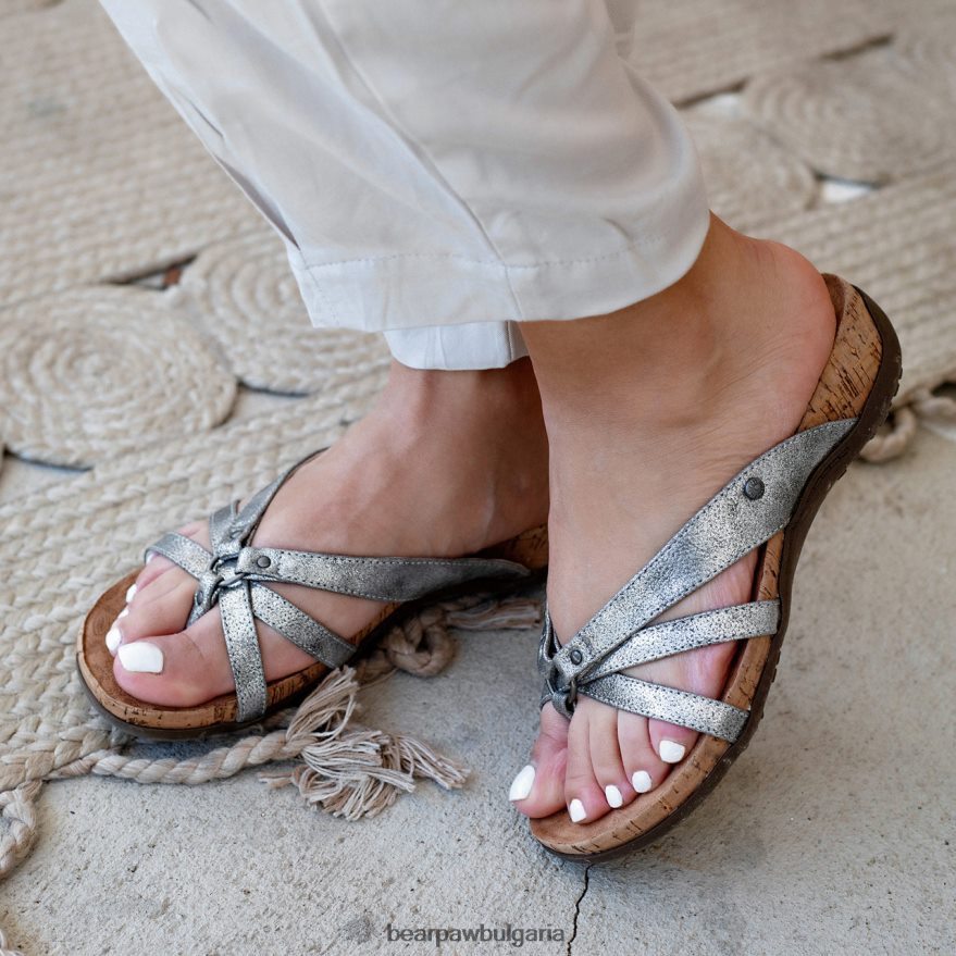 сърновола Жени BEARPAW сандали сребро FRT6V0442