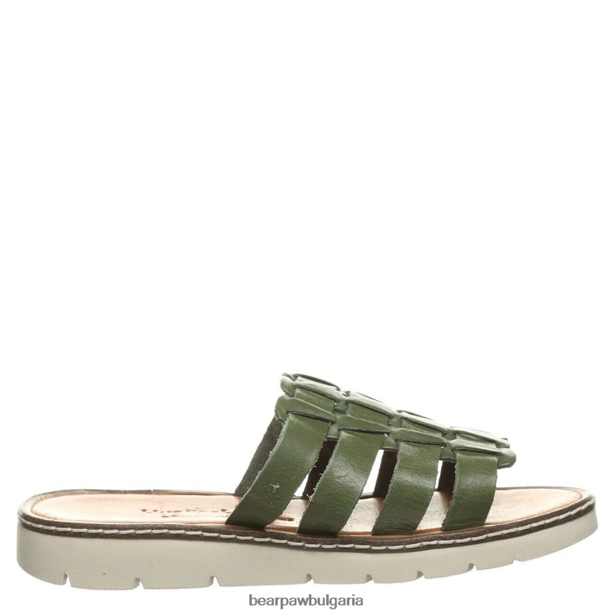 Ванеса Жени BEARPAW сандали военно зелено FRT6V0482