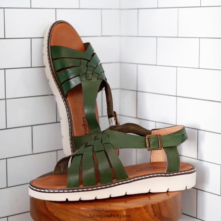 лея Жени BEARPAW сандали военно зелено FRT6V0489