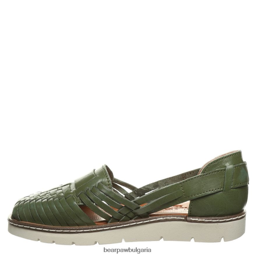 лена Жени BEARPAW сандали военно зелено FRT6V0492