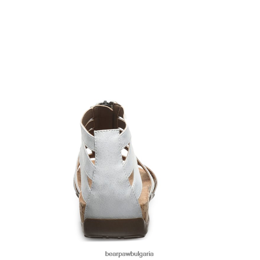 layla ii широк Жени BEARPAW сандали бял металик FRT6V0432