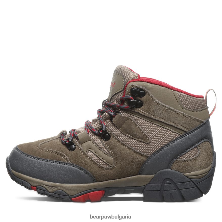 Корсика Жени BEARPAW туристи кафяво/червено FRT6V0339