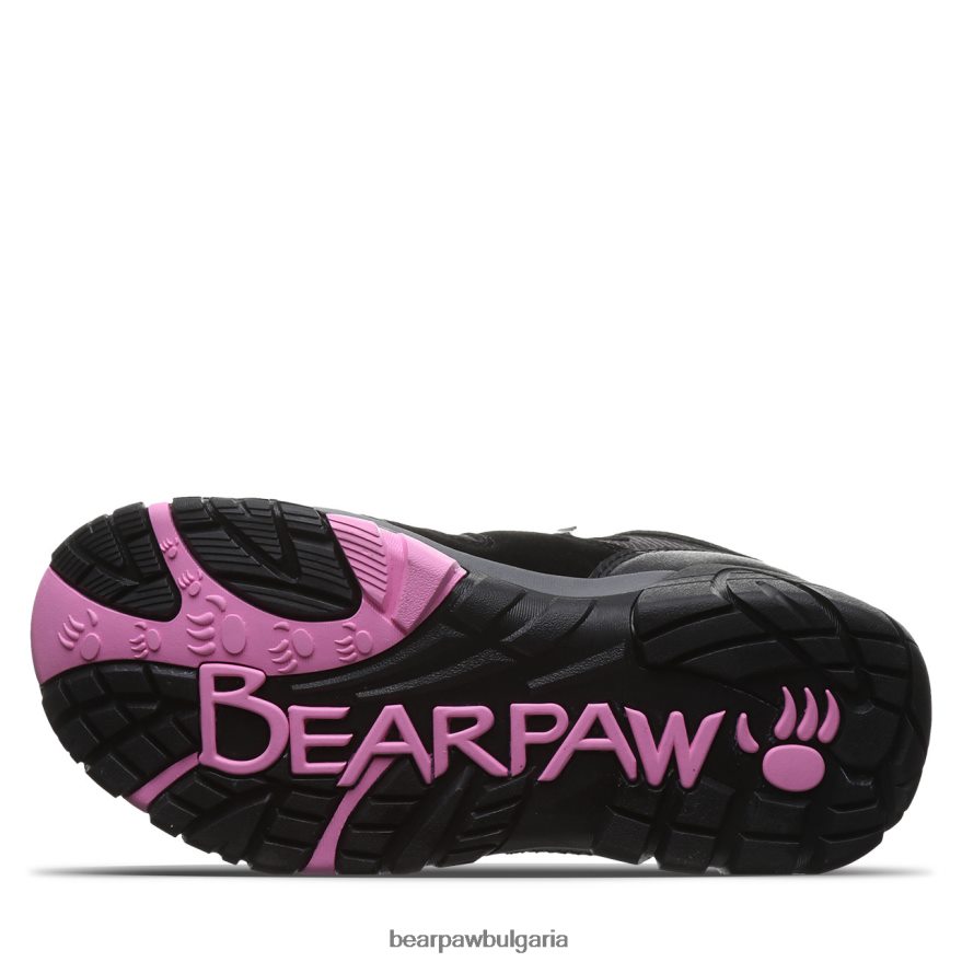 Корсика Жени BEARPAW туристи черно/фуския FRT6V0340