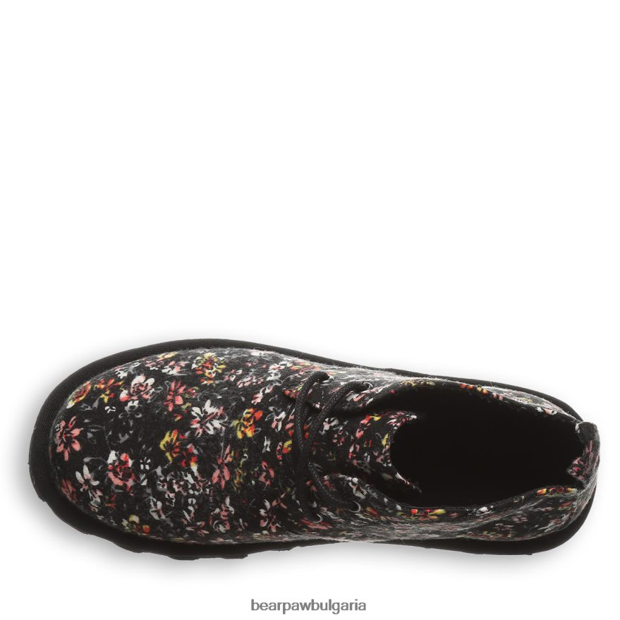 скай младост деца BEARPAW ботуши черно флорално FRT6V0571