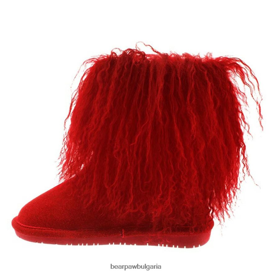 буу младост деца BEARPAW ботуши червен FRT6V0580