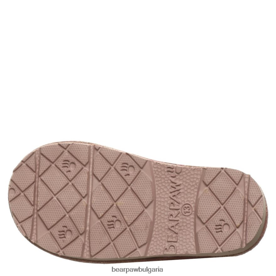 локи малко дете деца BEARPAW домашни пантофи розов блясък FRT6V0612