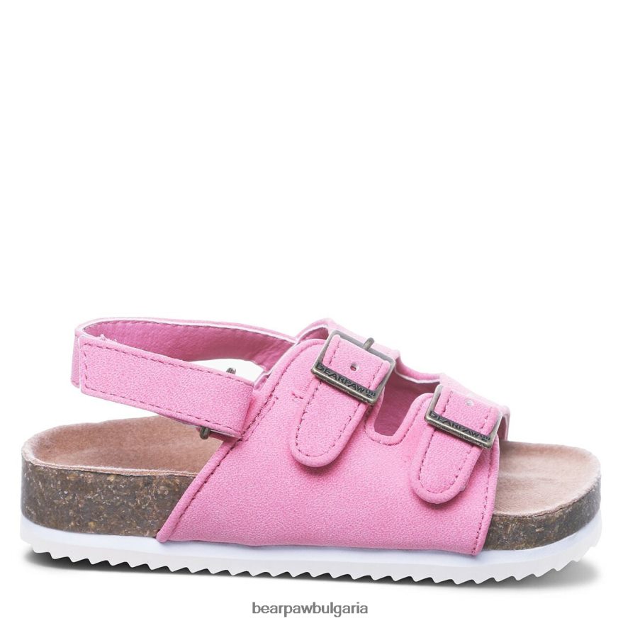 Бруклинско малко дете деца BEARPAW сандали бонбонено розово FRT6V0630