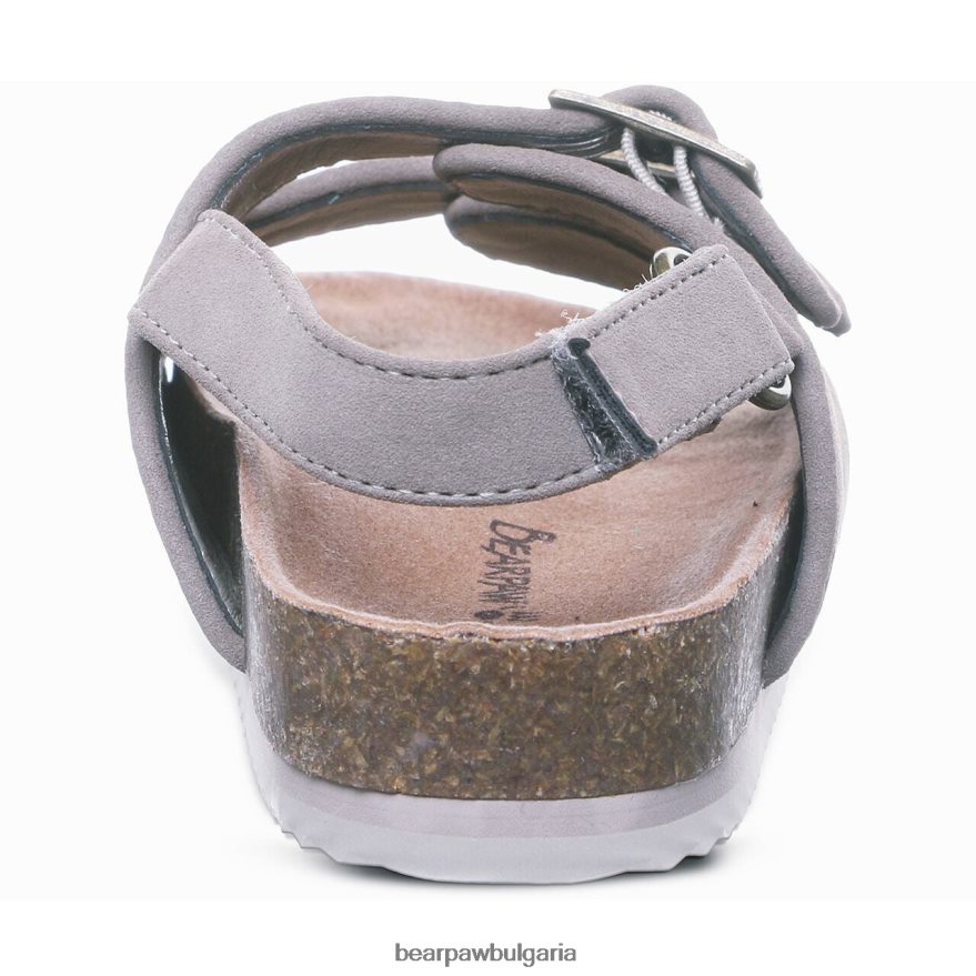 Бруклинско малко дете деца BEARPAW сандали камък FRT6V0631