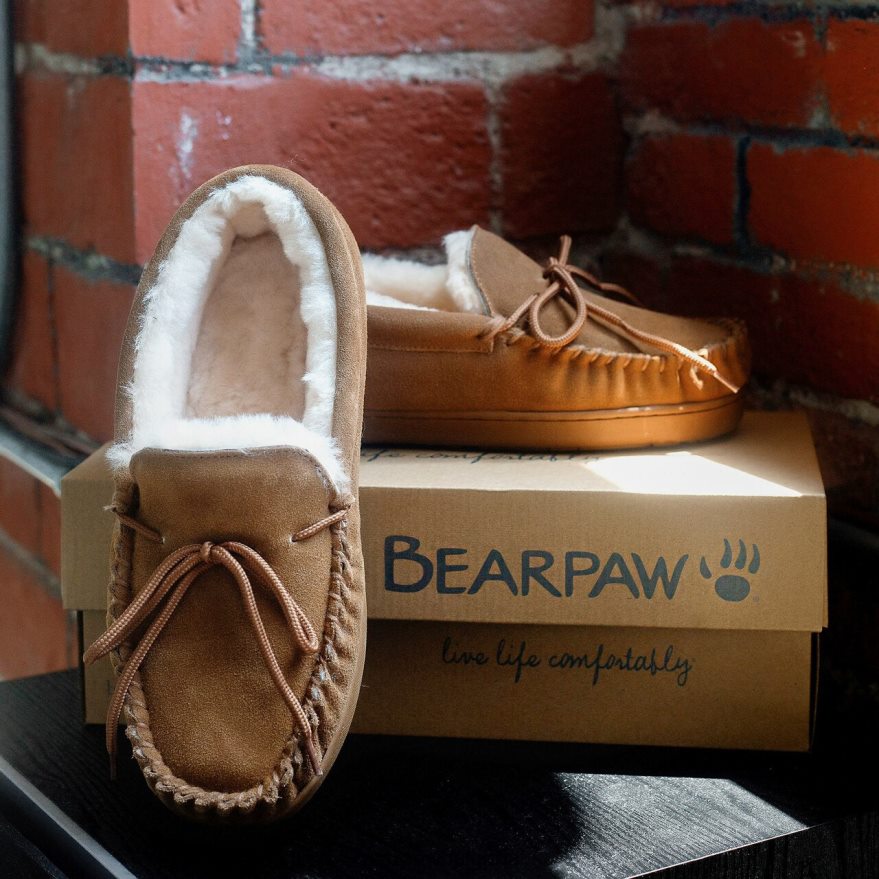 moc ii мъже BEARPAW домашни пантофи хикори FRT6V0533